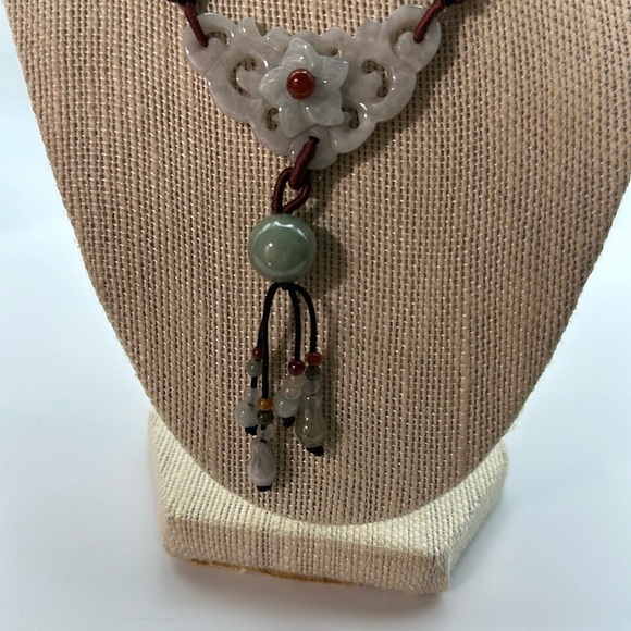 Elegant Jade Green Double-strand Necklaces. Each is Adjustable - Picture 6 of 10